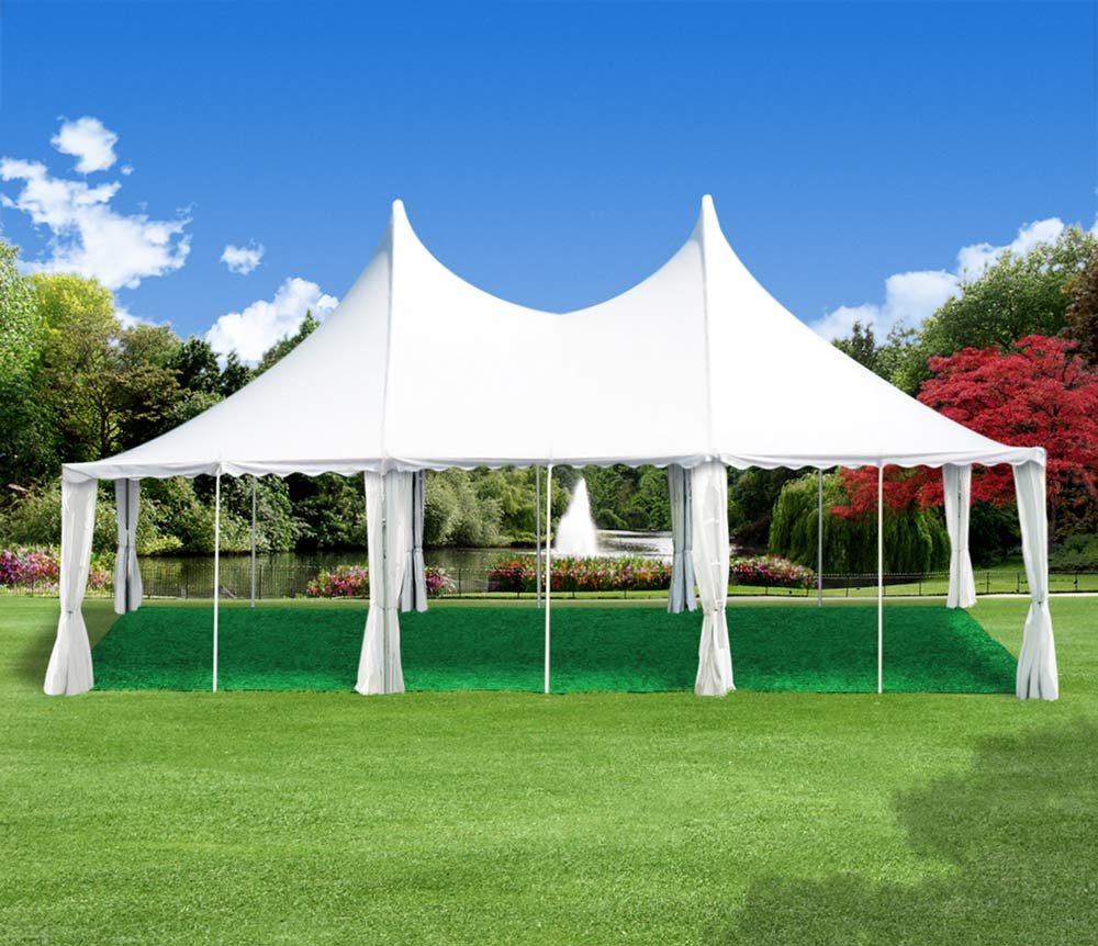 House, Home And More Outdoor Turf Rug - Green - 10 Feet X 10 Feet
