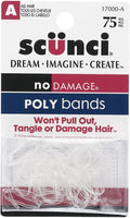 Scunci 1700003A048 Mini Poly Bands 75 Count