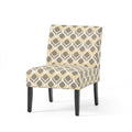 Christopher Knight Home Kassi Fabric Dining Chair, Yellow / Gray