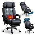 Salutrobusto Massage Office Chair With Heat And 8 Vibration Points Big And Tall Executive Office Chair With Adjustable Headrest,