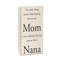 Collins Their Nana Box Decorative Sign, Wood