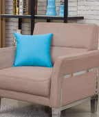 Augld 2Pack Outdoor/Indoor Throw Pillow Cover, Waterproof Solid Pillow Case Aqua 20'X20'