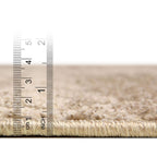 Unique Loom Del Mar Collection Area Rug - Lucille (2'X 8' Runner, Bone Beige)
