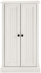 Crosley Furniture Seaside Accent Storage Cabinet, Bar, Buffet For Kitchen, Living Room, Or Entryway, White