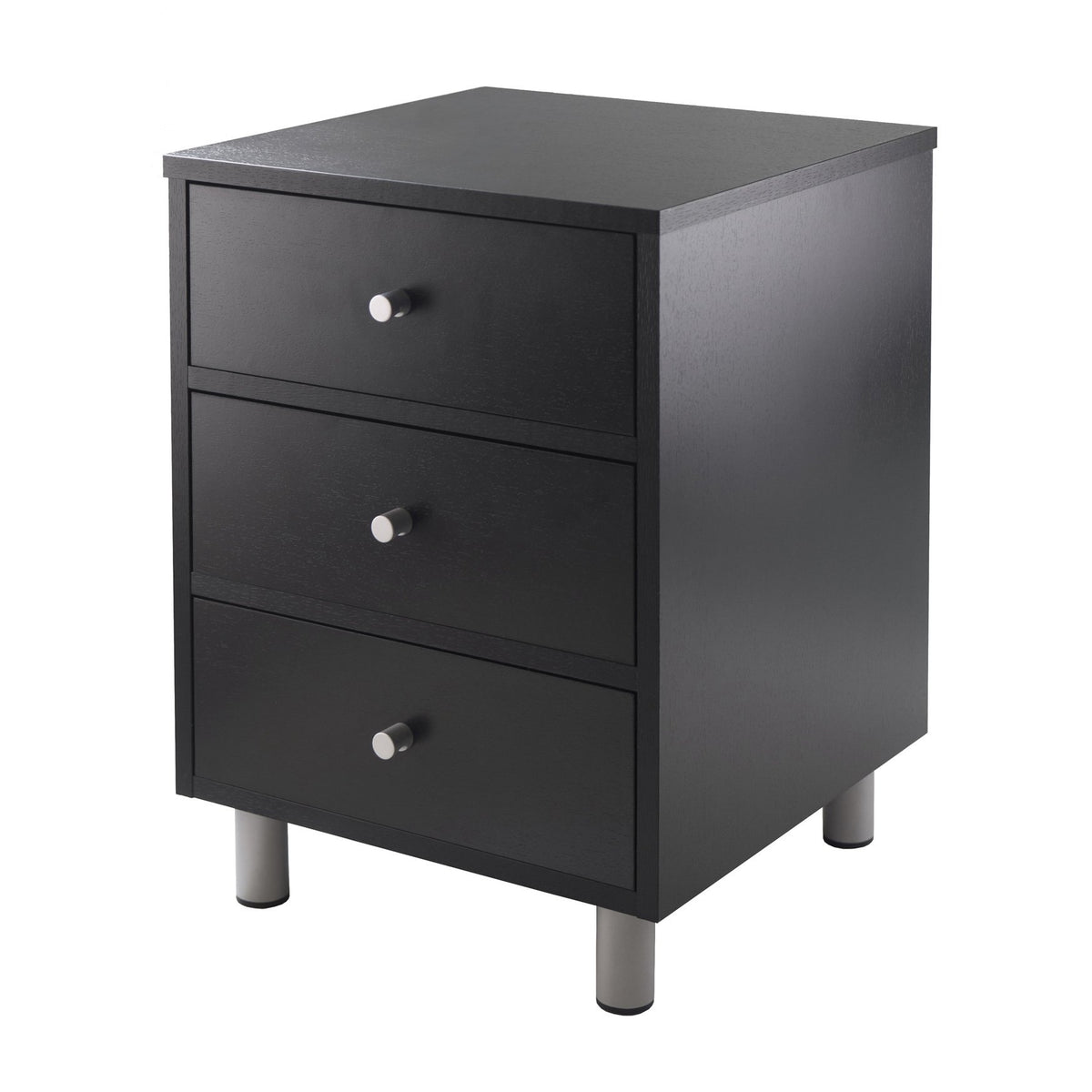 Winsome Daniel Night Stand, Black