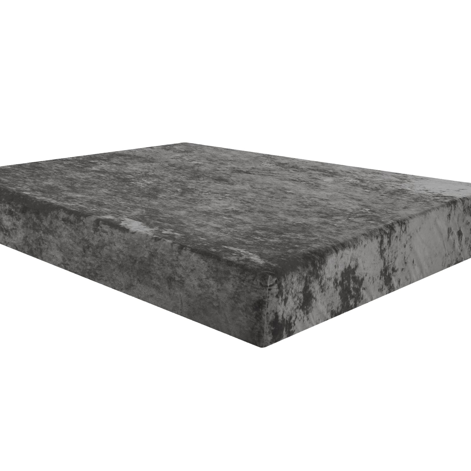 Phf Truly Velvet Fitted Sheet Only Twin Size, Luxury Super Soft Cozy Comfy Fleece Bottom With 15' Deep Pocket,Suitable For Fall