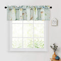 Leeva Rustic Farmhouse Valance, Soft Touch Kitchen Valance Curtains For Dining Room Short Cafe Curtains For Small Window ( Birds