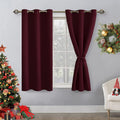 Hiasan Blackout Curtains For Bedroom - Thermal Insulated & Light Blocking Window Curtains For Living Room Christmas Decor, 2 Dra