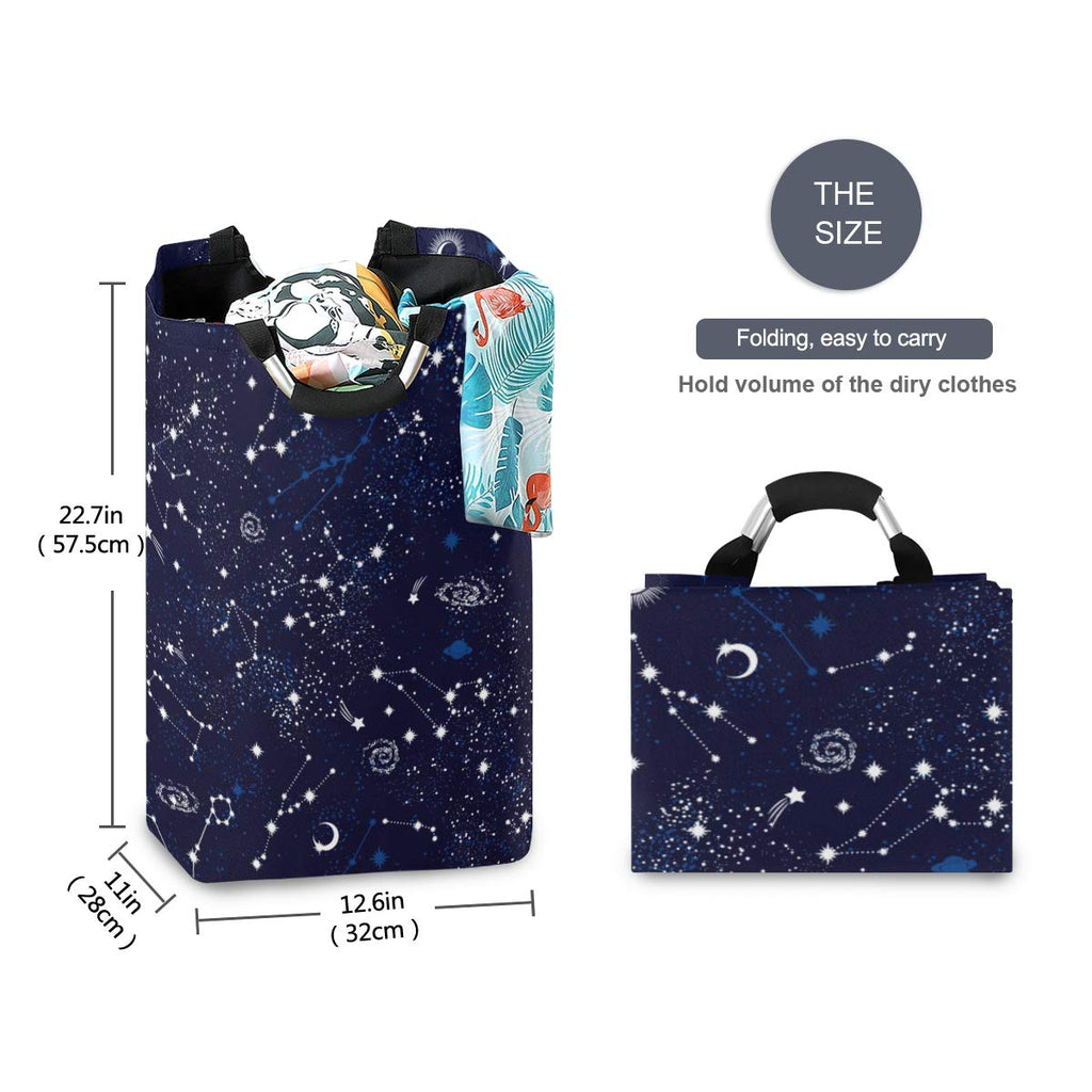 Nander Laundry Basket Dragonfly Watercolor Large Hamper Foldable Bag For Dirty Clothes Organizer Laundry Bag Picnic Baskets Prin
