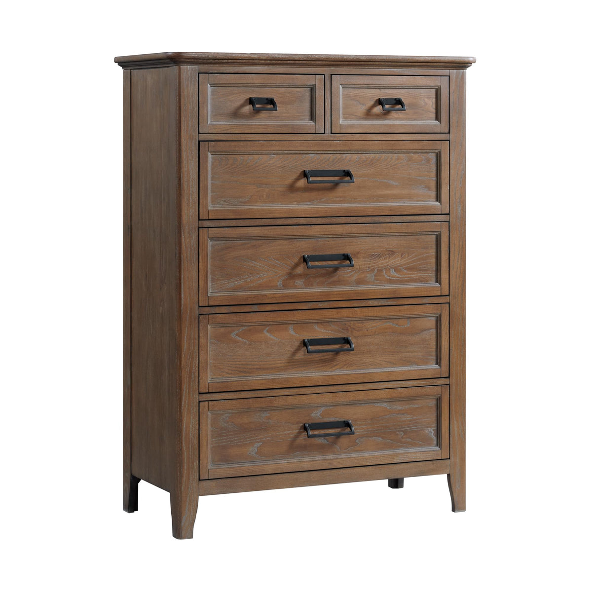 Intercon Alta Chest, 6 Drawer Dresser, Brown