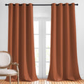 Nicetown Light Blocking Curtains Extra Long 120' - Grommet Room Darkening Thermal Insulated Solid Window Drapes For Bedroom/Liv