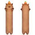 Mewaii Long Plush Capybara Body Pillow, Cute Capybara Stuffed Animals Soft Plushies, Squishy Big Cuddle Pillow Toys Gift for Gir