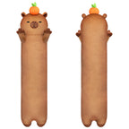 Mewaii Long Plush Capybara Body Pillow, Cute Capybara Stuffed Animals Soft Plushies, Squishy Big Cuddle Pillow Toys Gift for Gir