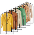MISSLO All Clear Garment Bags for Hanging Clothes 40 Suit Bags for Closet Storage Plastic Clothes Covers for Shirts, Jackets, Co