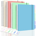 Spiral Notebook, College Ruled Notebook Journal, 4 Pack Large B5 Lined Notebooks For Work, School, Notes Taking, 8 ' X 10 ' Su