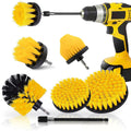 Sliva Drill Brush Attachment Set, 5 Pcs Power Scrubber Brush With Extend Long Attachment For Cleaning Floor, Carpet, Tile, Grout