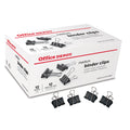 Office Depot Binder Clips By The Gross, Medium, 1 1/4In., Box Of 12 Clips, Pack Of 12 Boxes