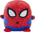 Marvel Cuutopia 10-inch Spider-Man Plush Character, Super Hero Soft Rounded Pillow Doll, Collectible Gift for Kids & Fans Ages 3