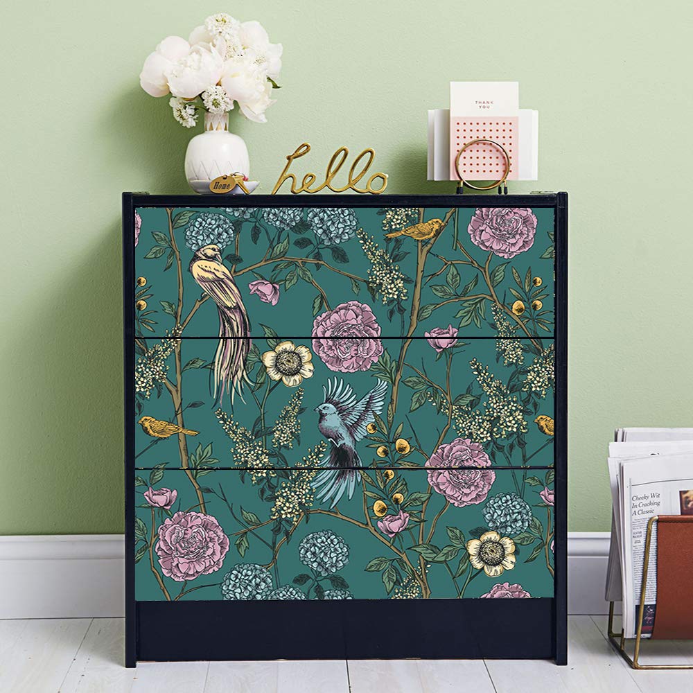 Self-Adhesive Dresser Sticker, Peel and Stick Furniture Stickers/Decals, Removable Furniture Skin (007, MALM)