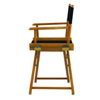 Casual Home 18" Director'S Chair Honey Oak Frame With Navy Canvas