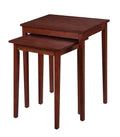 Convenience Concepts American Heritage Nesting End Tables, Mahogany