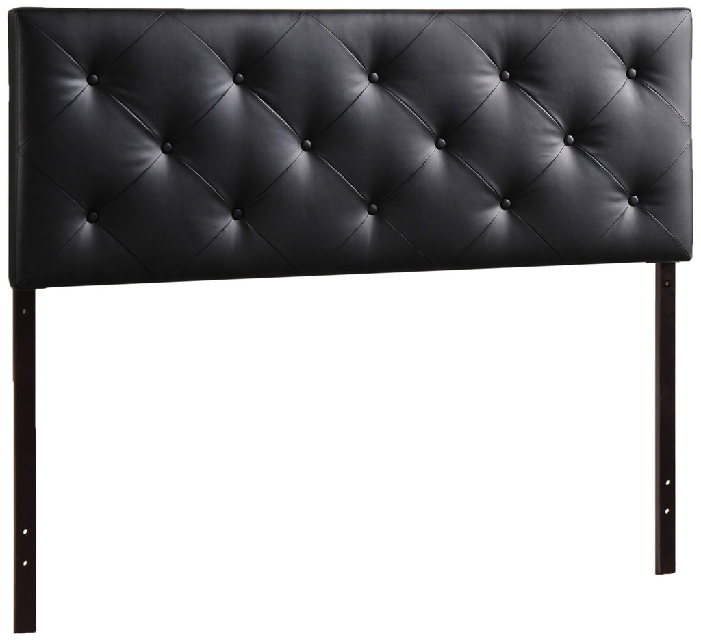 Baxton Studio Bedford Queen Sized Headboard, Black