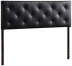 Baxton Studio Bedford Queen Sized Headboard, Black