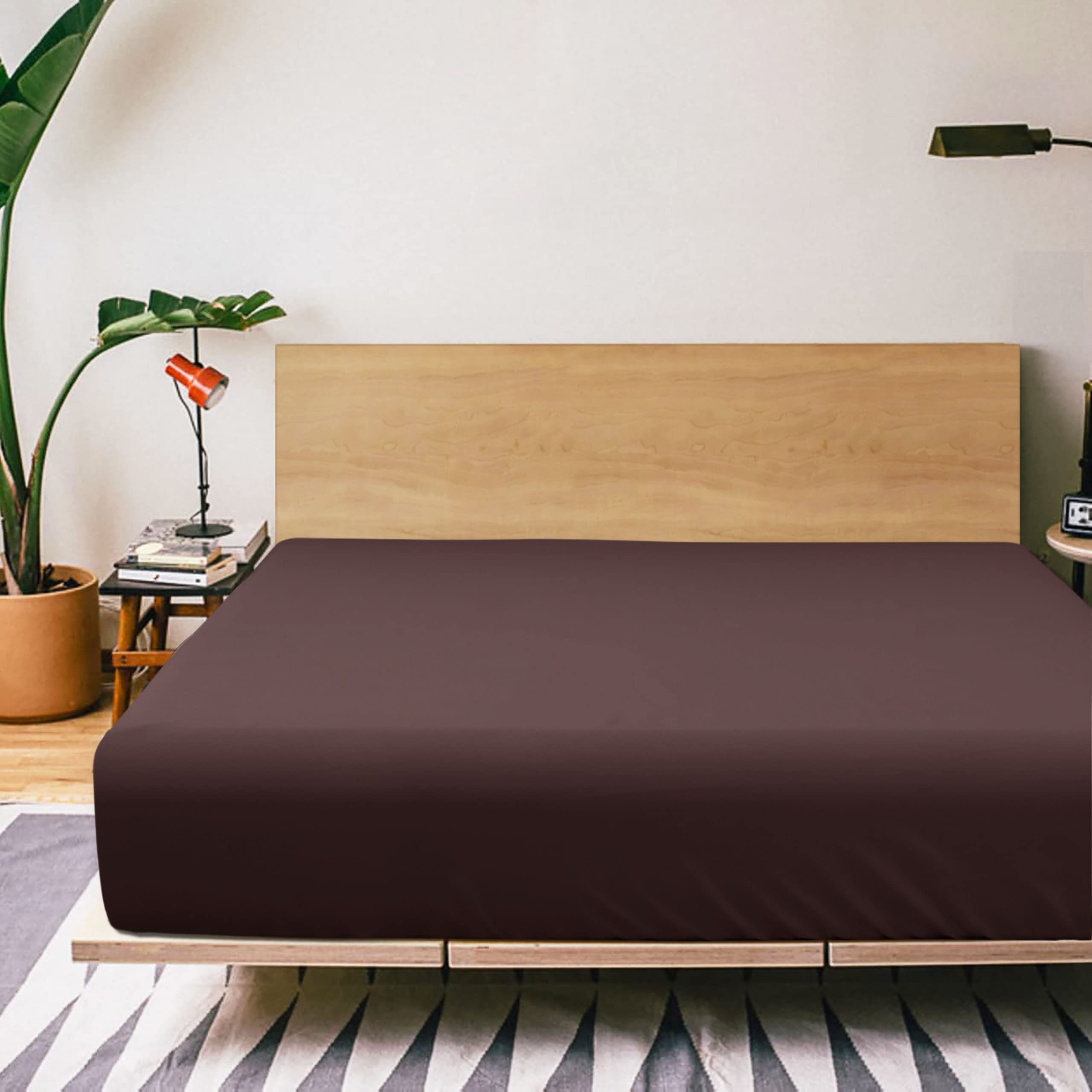 Flxxie Twin Fitted Sheet Only - Bottom Sheet - Microfiber Deep Pocket Up To 15Inch Tiwn Fitted Sheet - Soft And Wrinkle, Fade, S