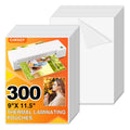 Caregy Thermal Laminating Pouches, 300 Pack Laminating Sheets, 3 Mil, 9 X 11.5 Inches Lamination Sheet Paper For Laminator, Clea