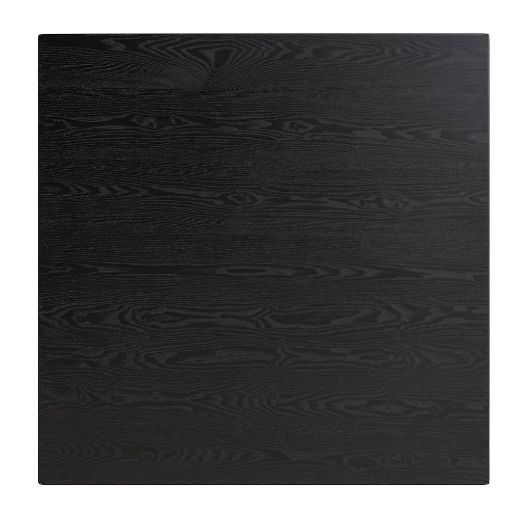 Baxton Studio Leena Counter Height Pub Table, 35.4-inch D x 35.4-inch W, Black (234-13287-HiT)