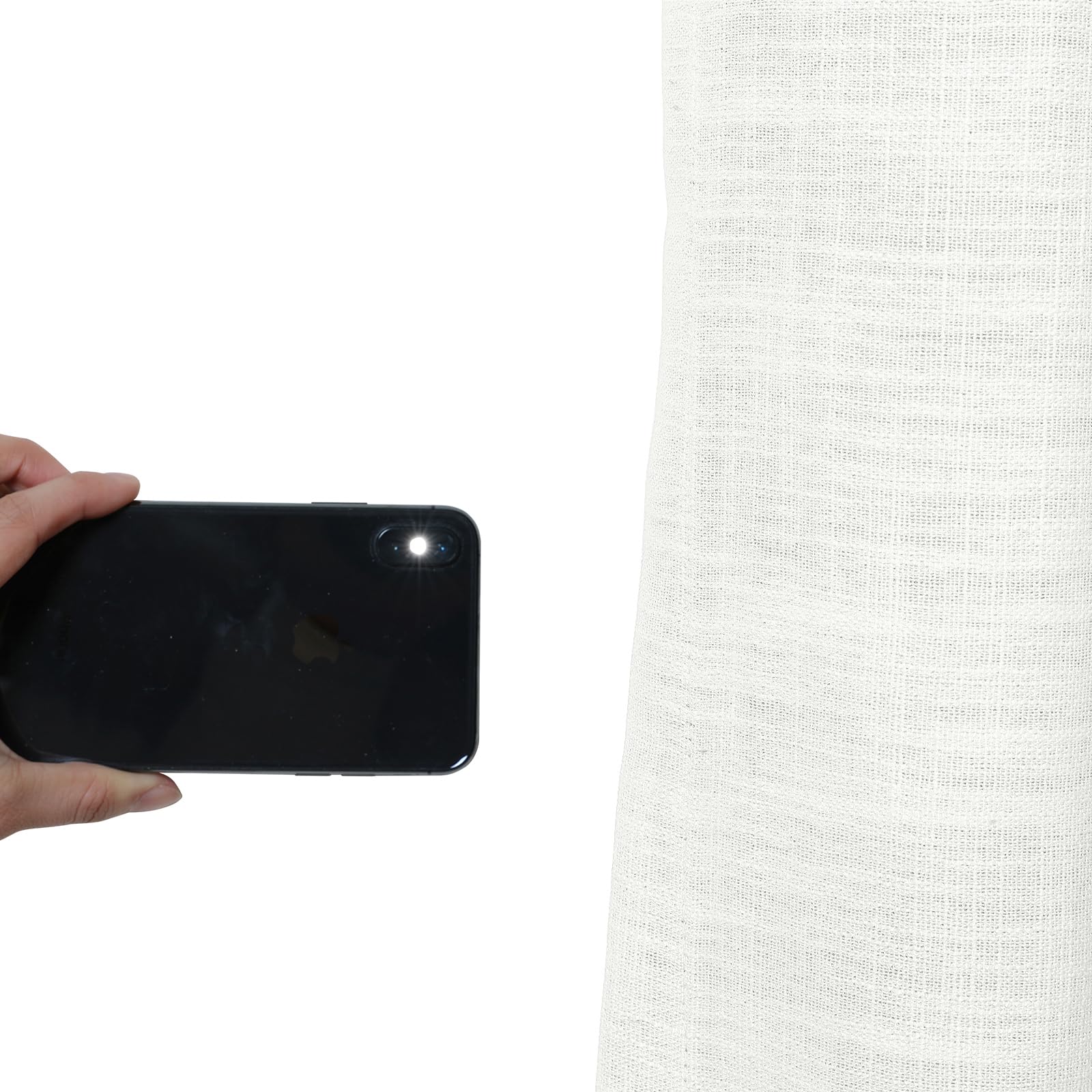 Twopages Faux Linen Thermal Insulated Curtain With Pinch Pleat And Back Tab Blackout Drape Heavy Weight For Bedroom Living Room