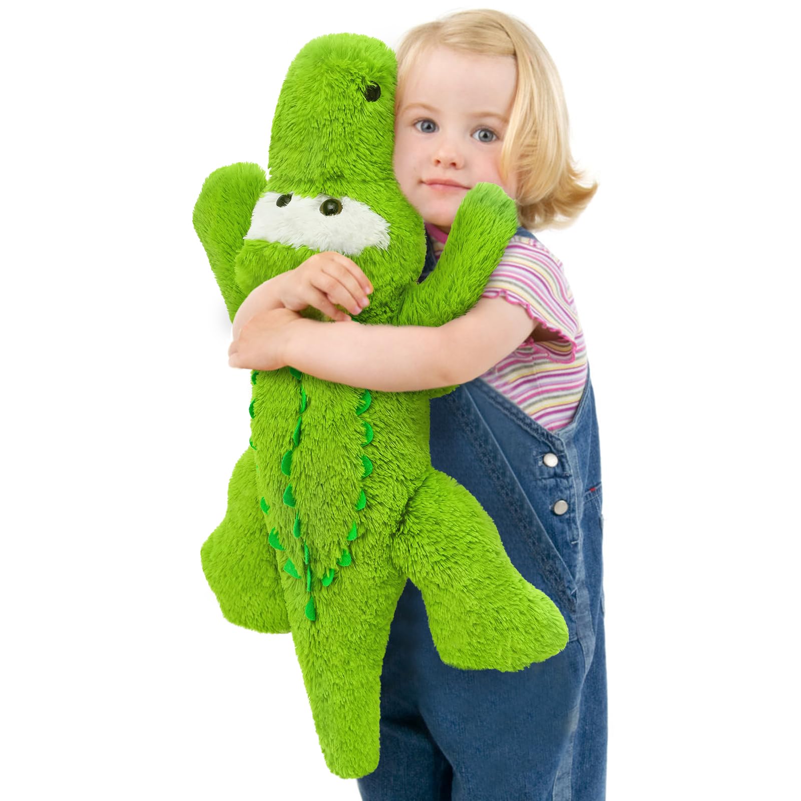 Tezituor Alligator Stuffed Animal, 28 Inch Large Stuffed Crocodile Plush Toy, Soft Alligator Plush Pillow For Boys Girls