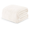 Exclusivo Mezcla Fleece Bed Blanket Queen Size, Super Soft And Warm Blankets For Couch, Sofa And Bed Waffle Textured, Cozy, Fuzz