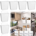Ferrochef 6 Pcs RV Cabinet Storage Box Self Adhesive Wall Mounted Organizer