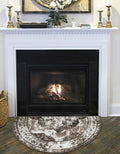 Unique Loom Sofia Collection Area Rug - Salle Garnier (2 2 x 3 7 Hearth Light Brown/Ivory)
