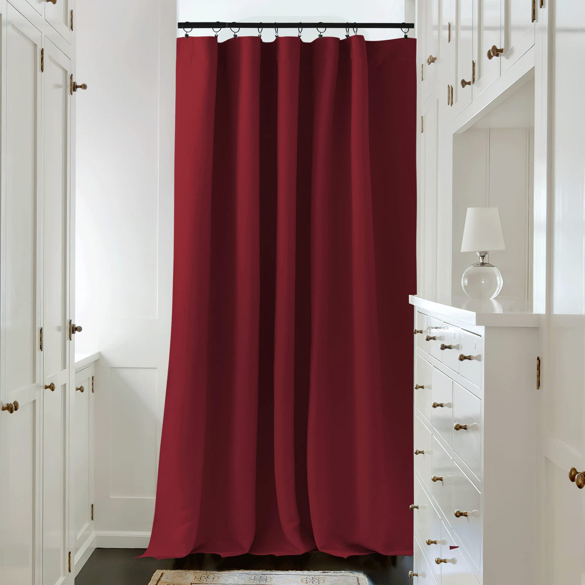 Nicetown Christmas Room Divider Curtain, Blackout Blinds For Sliding Glass Door, Outside Curtains For Patio, Wide Width Drapes F