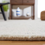 Safavieh Abstract Collection Accent Rug - 4' X 6', Ivory & Light Grey, Handmade Wool, Ideal For High Traffic Areas In Entryway,