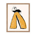 Poster Master Dancer Poster - Lady in Orange Trousers Print - Fashion Pop Art - Gift for Her, Women, Fashionista - Minimal Wall 