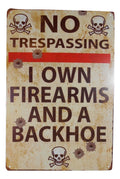 Strosportsandtech Warning No Trespassing Funny Tin Sign Bar Pub Garage Home Art Wall Decor Poster