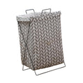 MERISHOPP Foldable Laundry Basket Storage Organizer Container for Bathroom Dorm Travel GrayarrowcottonlinenHome & Garden|Househo