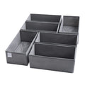Coorganisers 6 Packs Dresser Organizers,Drawer Organizers for Clothing,Baby Organizers and Storage Drawers,Woven-Fabric Dresser 