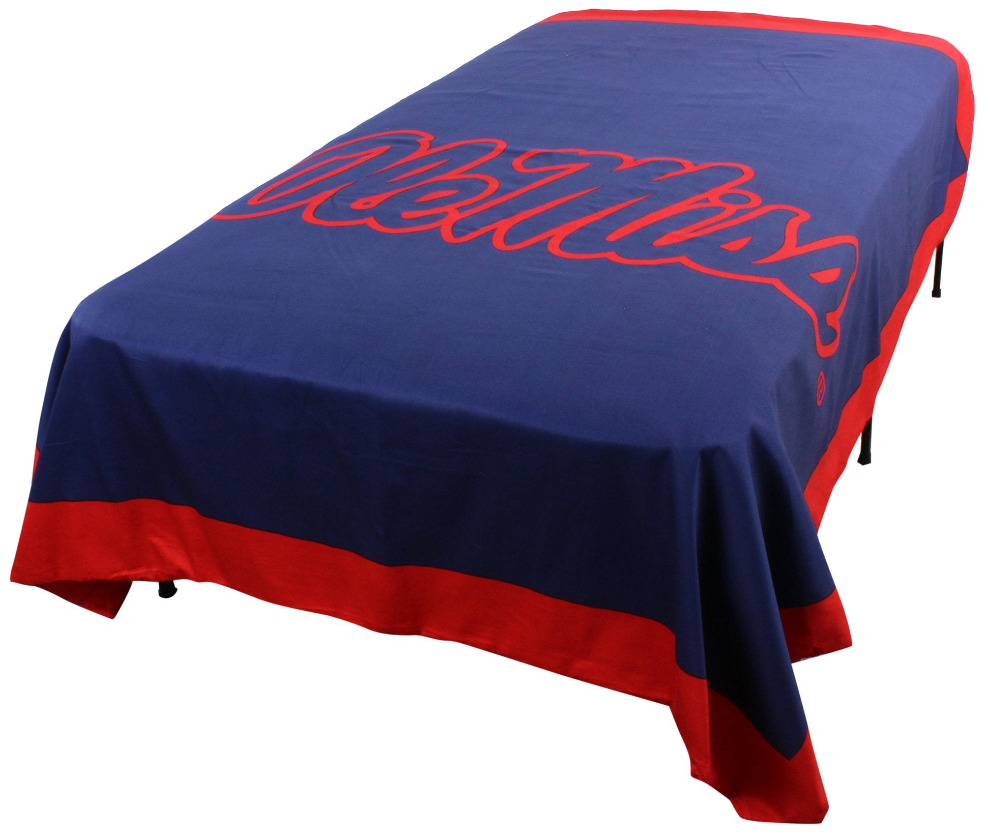College Covers Everything Comfy Ole Miss Rebels Big Logo Reversible Comfy Duvet Cover, Twin