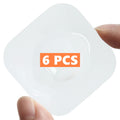 Yunshan Door Stopper(6 Pcs, 1.97), Clear Rubber Door Stops Wall Protector, Self Adhesive Door Handle Knob Wall Shield Bumper Gua