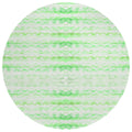 Seabreeze Sz16 Green Coastal Rug Round 8' X 8'