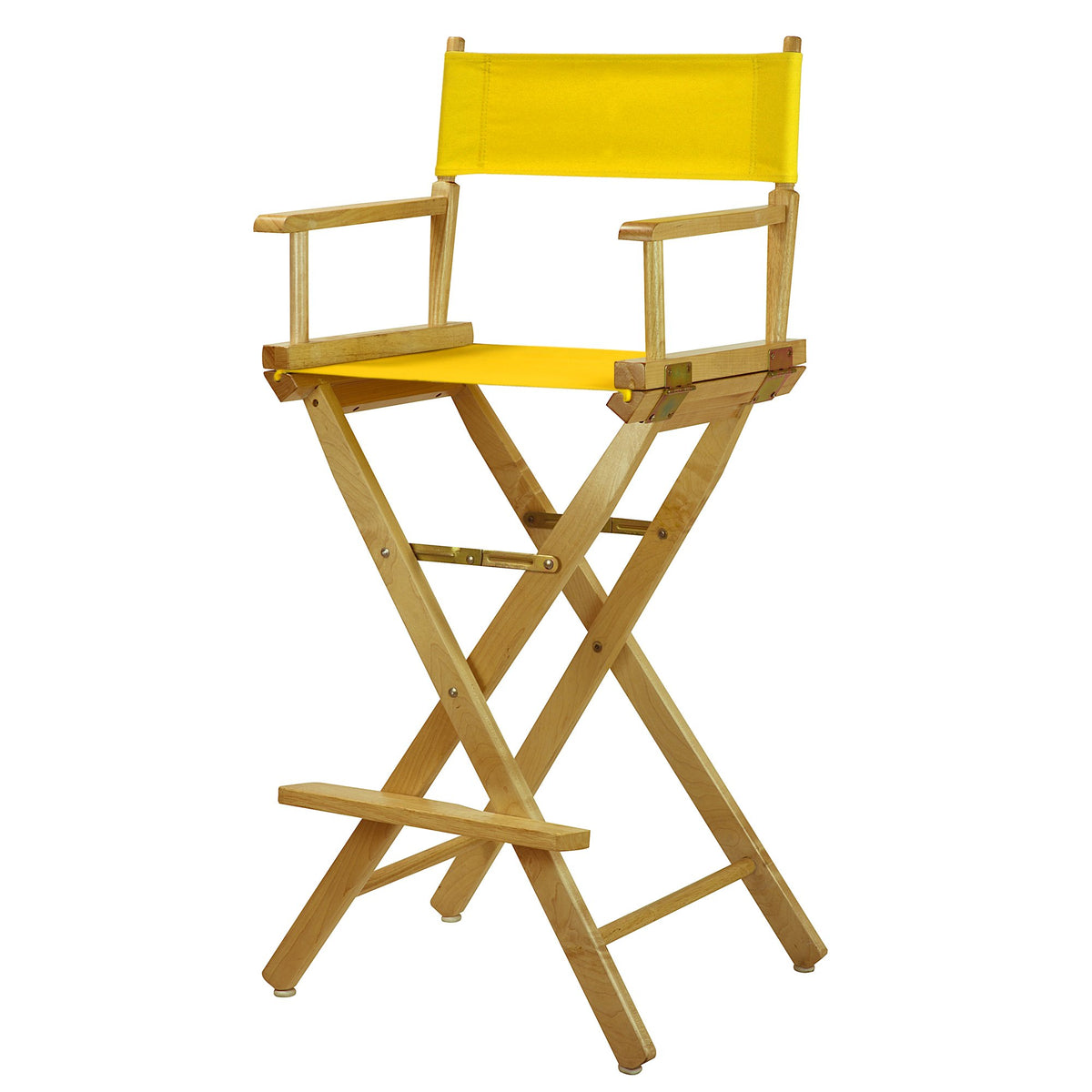 Casual Home 230-00/021-34 Director Chair 30&quot; - Bar Height Natural Frame/Gold Canvas