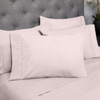 King Size Bed Sheets - 6 Piece 1500 Supreme Collection Fine Brushed Microfiber Deep Pocket King Sheet Set Bedding - 2 Extra Pillow Cases, Great Value, King, Pale Pink