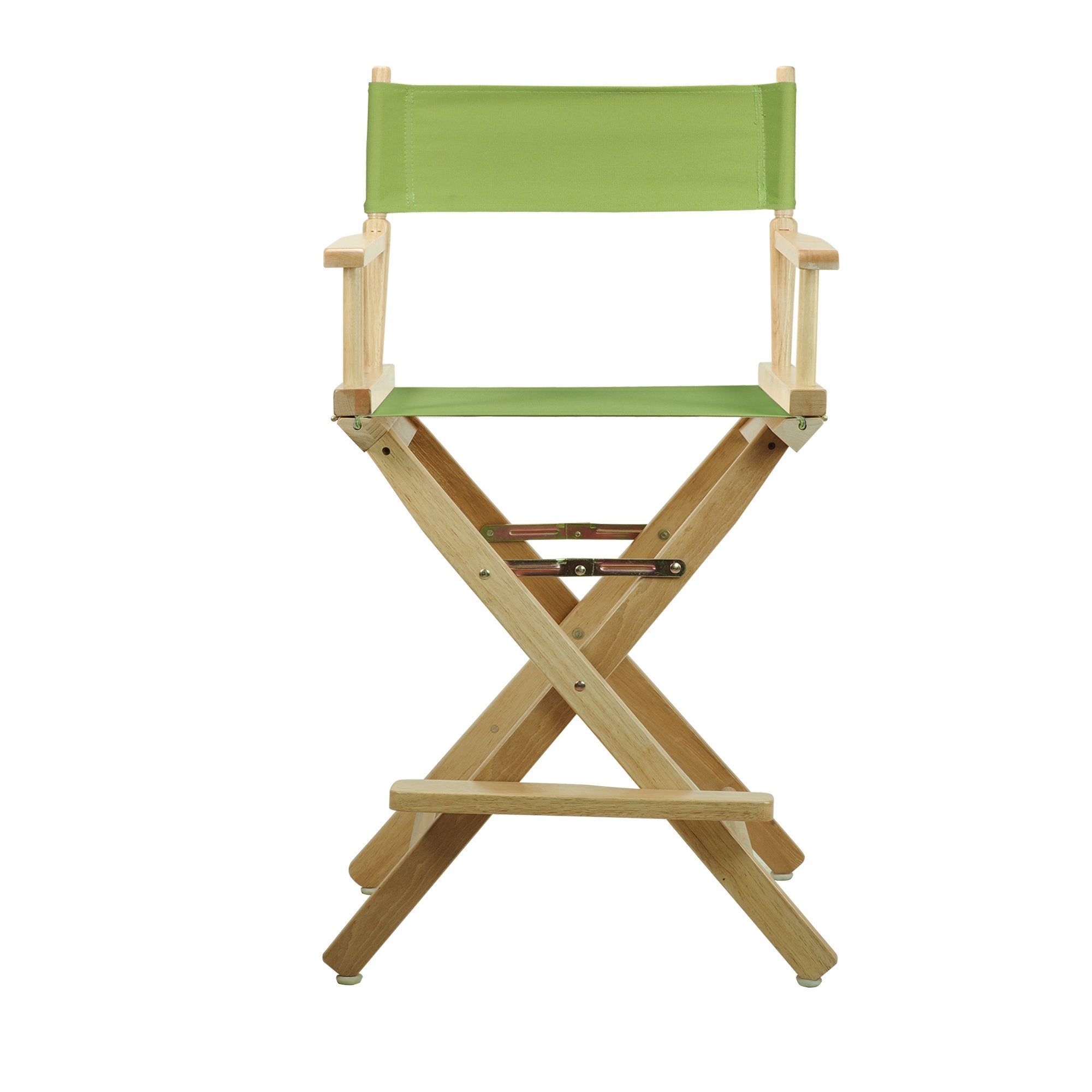 Casual Home 220-00/021-72 Director Chair 24" - Counter Height Natural Frame/Lime Green Canvas