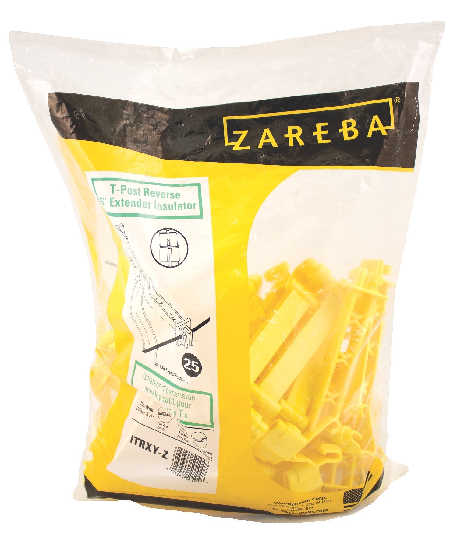 Zareba Insulator T-Post Reverse 5In Itrxy-Z