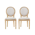 Christopher Knight Home Phinnaeus Dining Chair Set, Set of 4, Wood, Gray Plaid + Light Beige + Natural