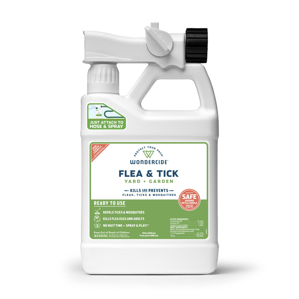 Wondercide - Ready To Use Flea, Tick, Yard Spray With Natural Essential Oils - Mosquito And Insect Killer, Treatment, And Repell